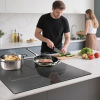 NOXTON 3 égős beépíthető indukciós főzőlap szenzoros vezérléssel 8