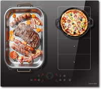 NOXTON 4 zónás beépíthető kerámia főzőlap 60 cm, 9 fokozat, 6000 W 1