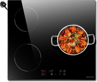 NOXTON 60 cm-es Indukciós Főzőlap 3 Égővel, 3500W, Érintésvezérlés és Időzítő 1