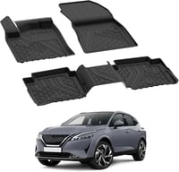 noxx Nissan Qashqai e-Power 2022-2023 gumiszőnyeg szett 4.5D fekete 5 részes 1