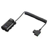 Adaptor de alimentare D-Tap pentru înlocuirea acumulatorului NP-F, destinat monitoarelor Atomos și SmallHD 1