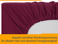 npluseins set de 2 huse elastice pentru pernă terapeutică 1450.2049, 40-45 x 60-80 cm, mărimea L, culoare vișiniu 5