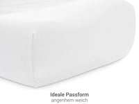 npluseins Navlaka za jastuk za vrat 2 kom - 959.1234 Zdravstveni jastuk Rastezljiva navlaka M 35-40 x 55-60 cm Snježno bijela 8