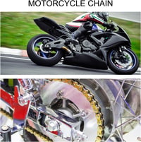 NQEUEPN 4db Láncszemek Acél Ötvözet Motorkerékpár ATV Quad 50-125cc T8F Főláncszemek 7