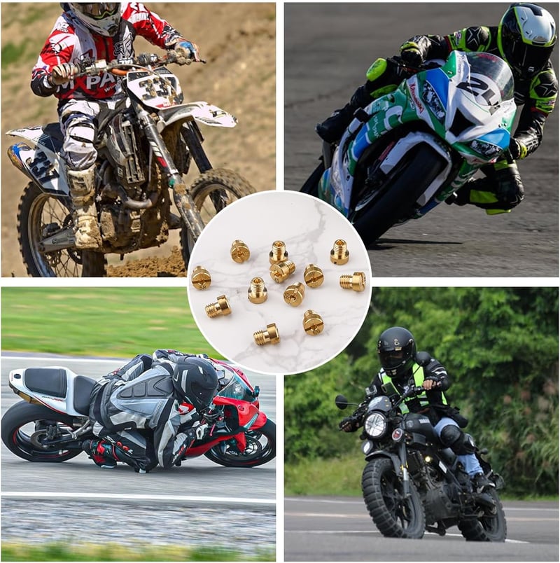 NQEUEPN Mikuni VM22 VM24 VM26 Karburátor Főfúvóka 5mm Motorkerékpár Alkatrész