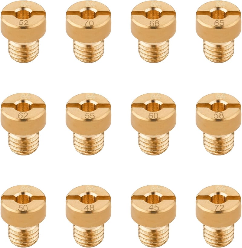NQEUEPN Mikuni VM22 VM24 VM26 Karburátor Főfúvóka 5mm Motorkerékpár Alkatrész