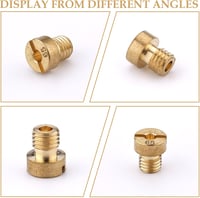 NQEUEPN Mikuni VM22 VM24 VM26 Karburátor Főfúvóka 5mm Motorkerékpár Alkatrész 3