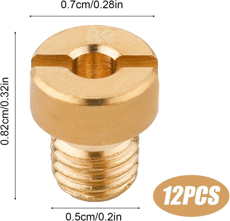 NQEUEPN Mikuni VM22 VM24 VM26 Karburátor Főfúvóka 5mm Motorkerékpár Alkatrész