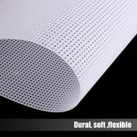 NQEUEPN Műanyag Hímzőháló Szett - 4 db Fehér Műanyag Keresztszemes Háló (34,5 x 26,4 cm, 10 CT) - Kézimunkához, DIY Projektekhez, Horgolásho 4