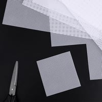 NQEUEPN Műanyag Hímzőháló Szett - 4 db Fehér Műanyag Keresztszemes Háló (34,5 x 26,4 cm, 10 CT) - Kézimunkához, DIY Projektekhez, Horgolásho 5