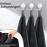 Nreosn fitnesz uternier z mikrovlákna - tmavosivý - 40x80 cm - 3 ks 6