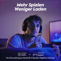 Bezdrôtové herné slúchadlá s mikrofónom NUBWO G06 – pre PS5, PS4, PC, NS, mobil – 2,4 GHz + Bluetooth 5.3 – 100 hodín – 50 mm – modré 6