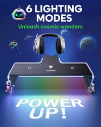 NUBWO G06 Pro Wireless Gaming Headset PS5 50mm, 120 órás akkumulátor, töltőállomás - white black 3