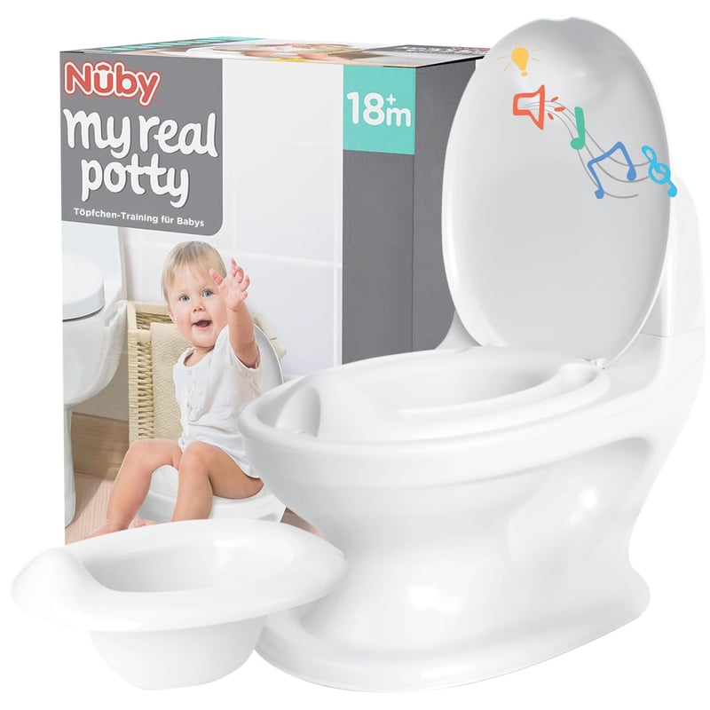 Nuby Dr. Talbot's My Real Potty - Gyerekülőke hanggal és elemekkel