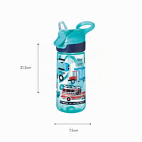 Detská fľaša na pitie Nuby Super Quench 540 ml, modrá, 2 ks, 18+ mesiacov, bez BPA, silikónový úchyt, rukoväť na prenášanie 5