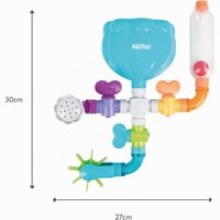 Nuby Wacky Waterworks Kúpelňová hračka s prísavkou - 10-dielna skladacia vodná hračka pre bábätká - Senzorická rozvíjajúca hračka do vane od 18 mesiacov 3