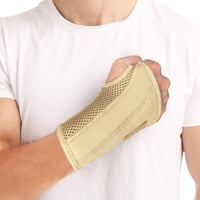 NuCamper Légáteresztő Csuklótámasz Fém Sínnel, Állítható Stabilizátor Nőknek és Férfiaknak 5