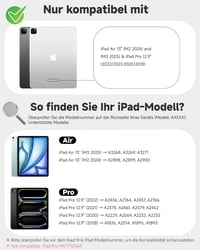 Nuflaz X9 Billentyűzetes Tok iPad Air 13" (2024/2025) & iPad Pro 12.9" (3-6. Gen) - QWERTZ Német Billentyűzet Érintőpaddal, 7 Színű Háttérvi - Black Grey 2