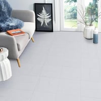NUFLR Öntapadós PVC Padlóburkolat - Szürke-Kék Márvány Mintás Vinyl Padlólapok - Vízálló, Konyhába, Fürdőszobába - 30,5x30,5 cm, 20 db - 20pcs, White 8