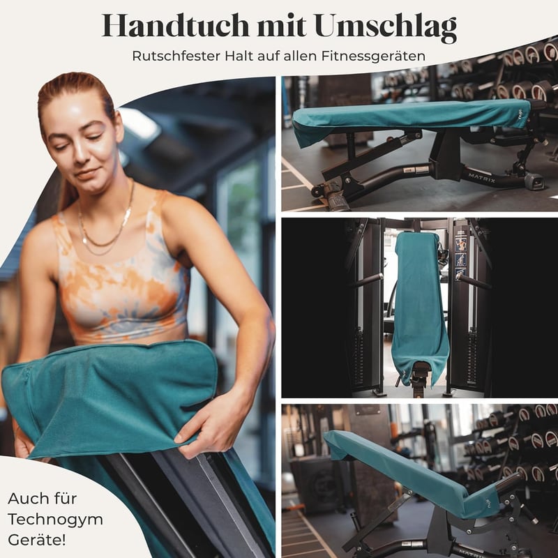 nujë Fitness Törülköző Mikroszálas Táskával - Extra Nagy Sportoláshoz