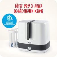 NUK Vario Express Gőzsterilizáló 6 Üveghez, 6 Perc Sterilizálás, Automata Lekapcsolás 2