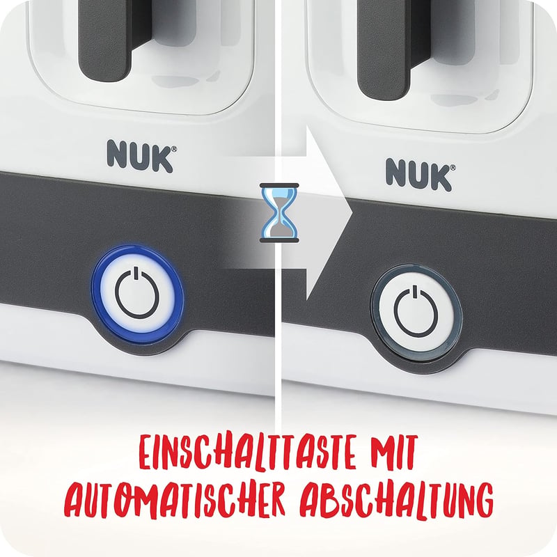 NUK Vario Express Gőzsterilizáló 6 Üveghez, 6 Perc Sterilizálás, Automata Lekapcsolás