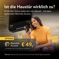 Nuki Smart Lock Go (2025) Yală Inteligentă cu Bluetooth, WiFi și conectivitate Matter, încuietoare electronică, Smartphone pe post de cheie, fără înlocuirea cilindrului 5