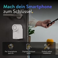 Nuki Smart Lock Go (2025) Yală Inteligentă cu Bluetooth, WiFi și conectivitate Matter, încuietoare electronică, Smartphone pe post de cheie, fără înlocuirea cilindrului 2