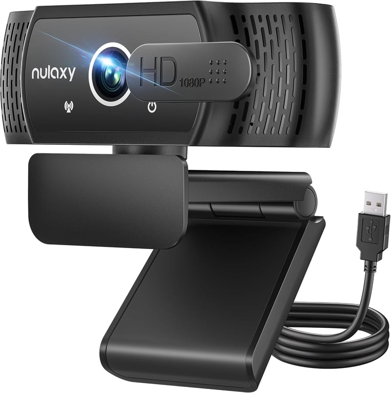 Nulaxy FHD 1080P Webkamera Beépített Mikrofonnal és Védelemmel