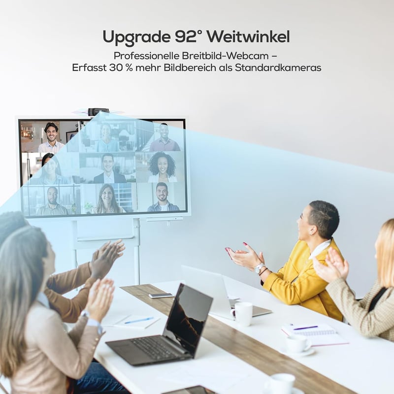 Nulaxy FHD 1080P Webkamera Beépített Mikrofonnal és Védelemmel