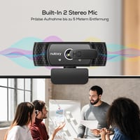 Nulaxy FHD 1080P Webkamera Beépített Mikrofonnal és Védelemmel 3