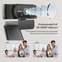 Nulaxy FHD 1080P Webkamera Beépített Mikrofonnal és Védelemmel 2