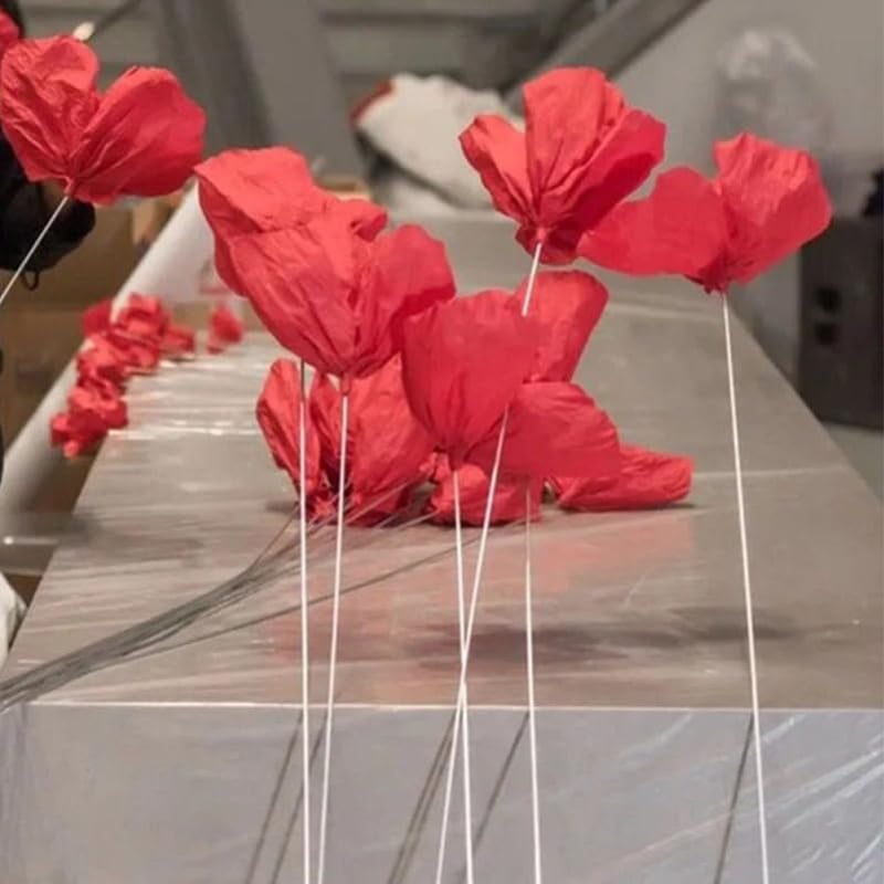 NUOBESTY 100 db zöld virágkötő drót - floraldrót virágdekorációhoz és csokor készítéshez