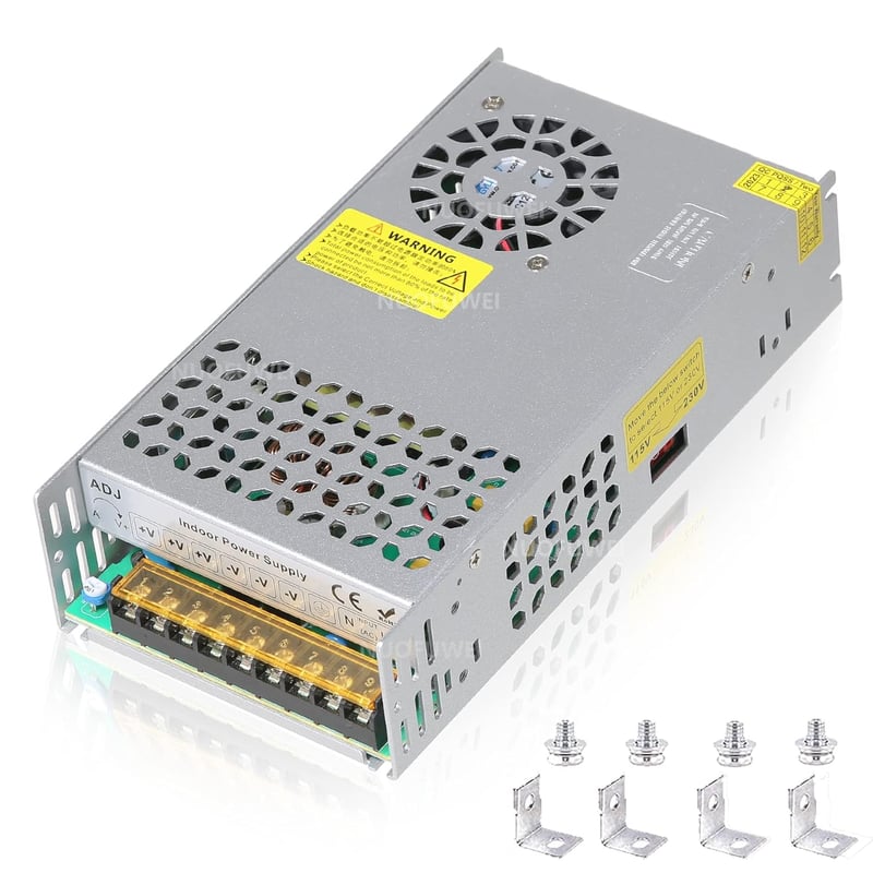 NUOFUWEI 600W 12V 50A Transzformátor LED Szalaghoz CCTV Kamerához Tápegység