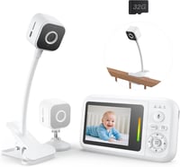 NUOTUN 1080P Babamonitor Kamerával, Éjjellátó, Kétirányú Hang, Sírásdetektálás 1