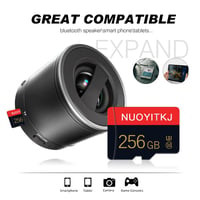NUOYITKJ 2 buc. Card de memorie Micro SD 256 GB Class 10, card TF cu adaptor, stocare de mare viteză pentru tabletă, cameră foto, dronă 4