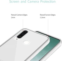 Nupcknn Huawei P30 Lite láncos tok, TPU+PC, levehető zsinórral - fekete 7