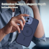 Nupcknn iPhone 11 MagSafe magnetický kryt s 3 tvrdenými sklami, HD filtrom modrého svetla, ochranou súkromia, priehľadný, matný, odolný voči nárazom a poškriabaniu, tenké ochranné puzdro 6