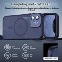 Nupcknn iPhone 11 MagSafe magnetický kryt s 3 tvrdenými sklami, HD filtrom modrého svetla, ochranou súkromia, priehľadný, matný, odolný voči nárazom a poškriabaniu, tenké ochranné puzdro 7