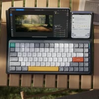 nuphy Air75 V2 Vezeték nélküli mechanikus billentyűzet, 84 gomb RGB, Bluetooth 5.1, 2.4G, szürke 3
