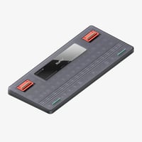 nuphy Air75 V2 Vezeték nélküli mechanikus billentyűzet, 84 gomb RGB, Bluetooth 5.1, 2.4G, szürke 7