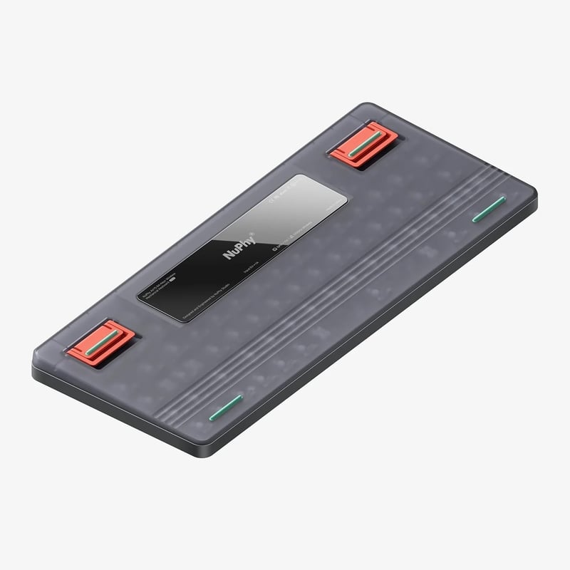 nuphy Air75 V2 Vezeték nélküli mechanikus billentyűzet, 84 gomb RGB, Bluetooth 5.1, 2.4G, szürke