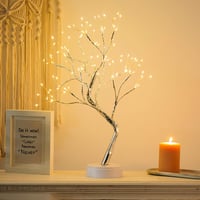 NUPTIO LED Világító Dekorációs Fa 49 cm - Mini Karácsonyfa Meleg Fehér Fénnyel - Beltéri Asztali Dísz Esküvőre, Partikra, Ünnepekre

AI: I'v 1
