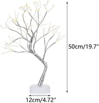 NUPTIO LED Világító Dekorációs Fa 49 cm - Mini Karácsonyfa Meleg Fehér Fénnyel - Beltéri Asztali Dísz Esküvőre, Partikra, Ünnepekre

AI: I'v 6