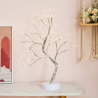 NUPTIO LED Világító Dekorációs Fa 49 cm - Mini Karácsonyfa Meleg Fehér Fénnyel - Beltéri Asztali Dísz Esküvőre, Partikra, Ünnepekre

AI: I'v 4