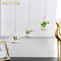 Nuptio Üveg Gyertyatartó - Kézzel Készített Hőálló Boroszilikát Függő Angyal Dekoráció LED Gyertyához - Esküvő, Születésnap, Karácsony, Kert 2