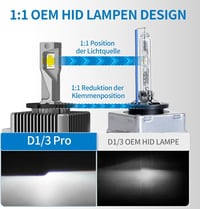 NUROTA D3S Xenon izzó 35W 6500K fehér 2db HID fényszóró 6