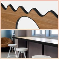 Bandă pentru protecția canturilor de mobilier NUTKIT, formă în U, autoadezivă, 20 mm x 2 m, negru, TPE, rezistentă la apă 6