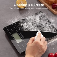 NUTRI FIT Digitális Konyhai Mérleg Magas Pontosságú Elektronikus Tészta Kaparóval 7