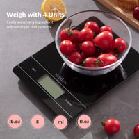 NUTRI FIT Digitális Konyhai Mérleg Magas Pontosságú Elektronikus Tészta Kaparóval 6